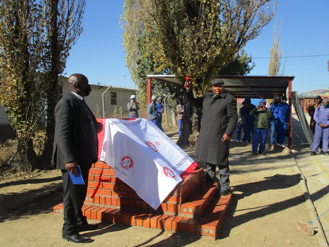 OFFICIAL OPENING OF THE REHABILITATED ROAD THROUGH LP MAIN GATE.